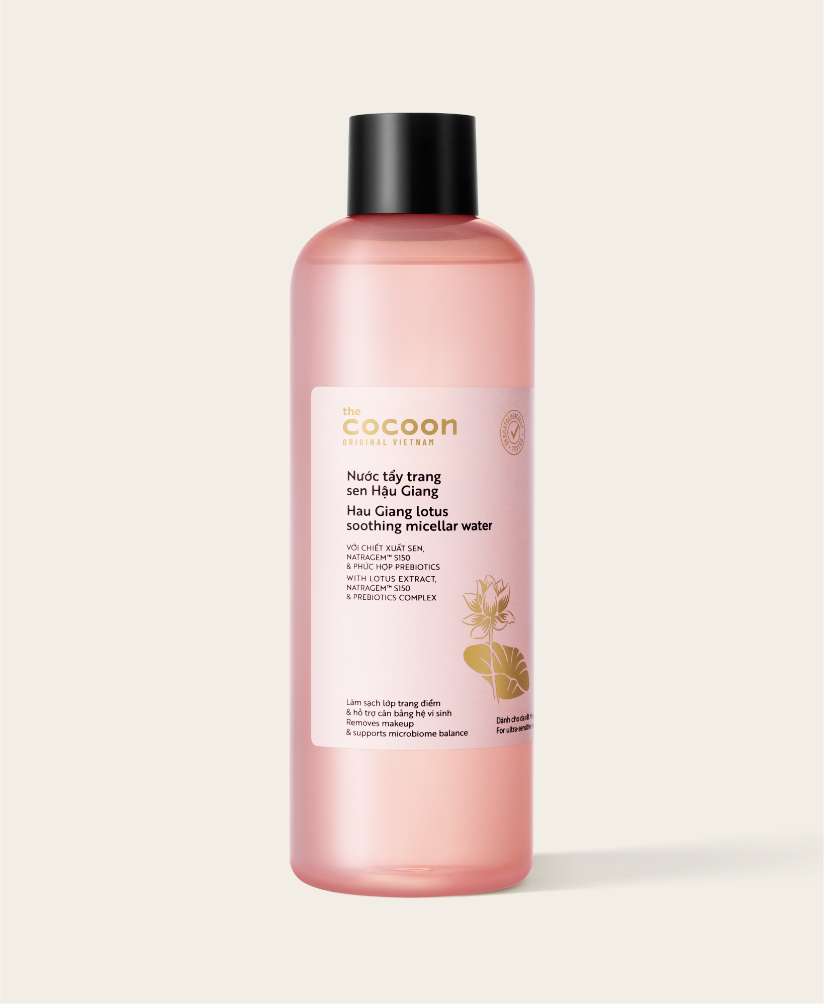 Cocoon Nước tẩy trang sen Hậu Giang 500ml